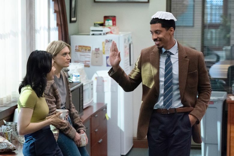 Ramona Young as Nicole, Chelsea Frei as Mare and Melvin Gregg as Detrick