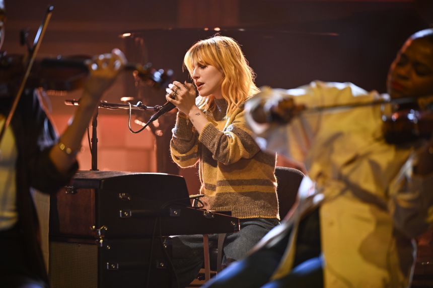 Hayley Williams performs on 