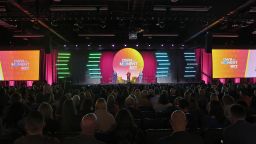 The general session at the National Association of Realtors' annual convention on November 14, 2023, in Anaheim, California.