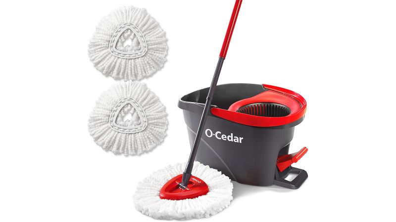 FLAT MAGIC MOP WITH BUCKET SPLIT MOP BUCKETS SEPARATES CLEAN WATER FROM DIRTY WA 