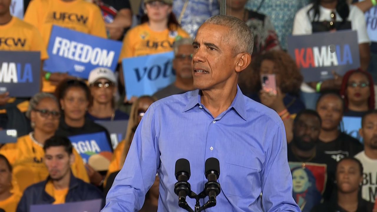 Harris And Obama Use First Joint Campaign Event To Rally Voters In Harris And Obama Use First Joint Campaign Event To Rally Voters In