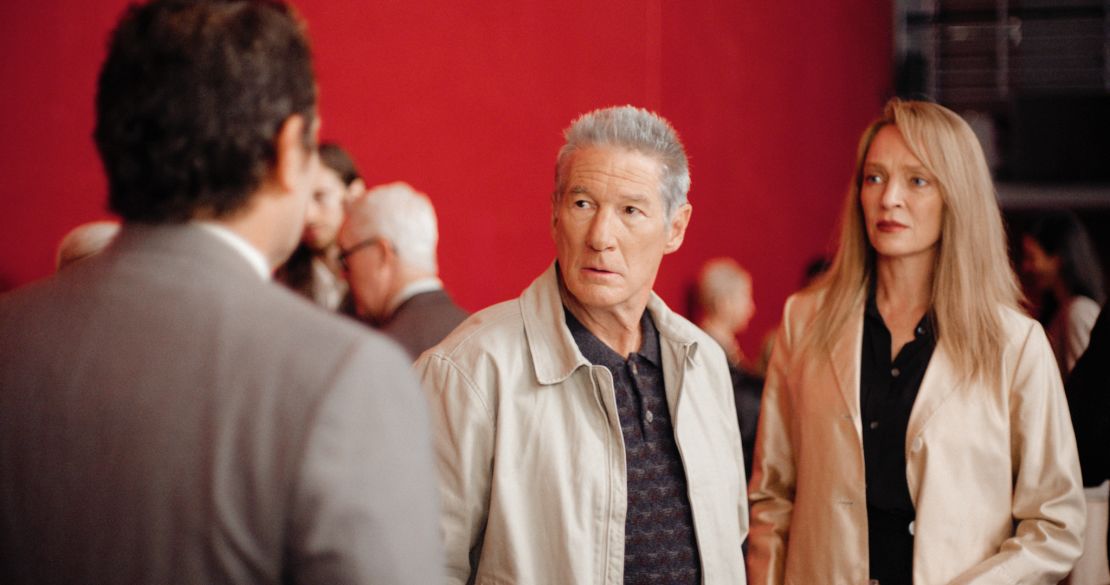 Richard Gere and Uma Thurman in 