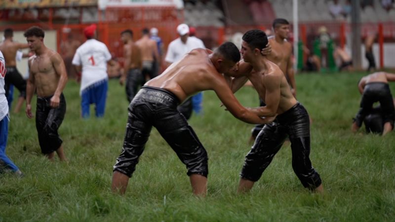 Turkey’s traditional ‘olive oil wrestling’ event is 663 years old | CNN