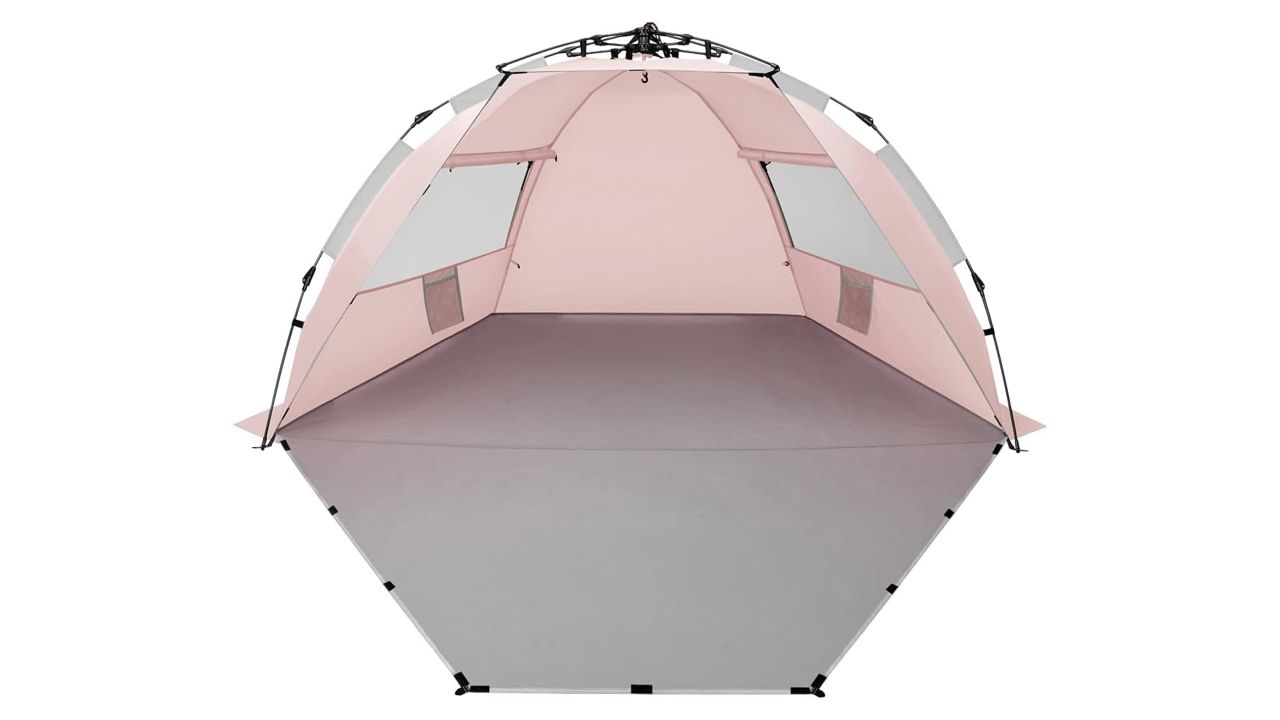 Pink beach tent shelter from Oileus