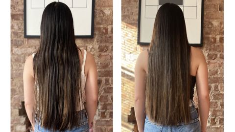 olaplex hair mask nº 3 before and after