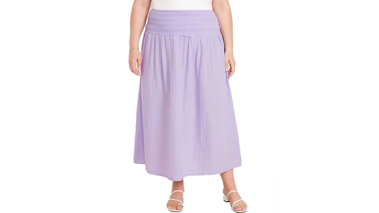 Old Navy High-Waisted Crinkle Gauze Maxi Skirt