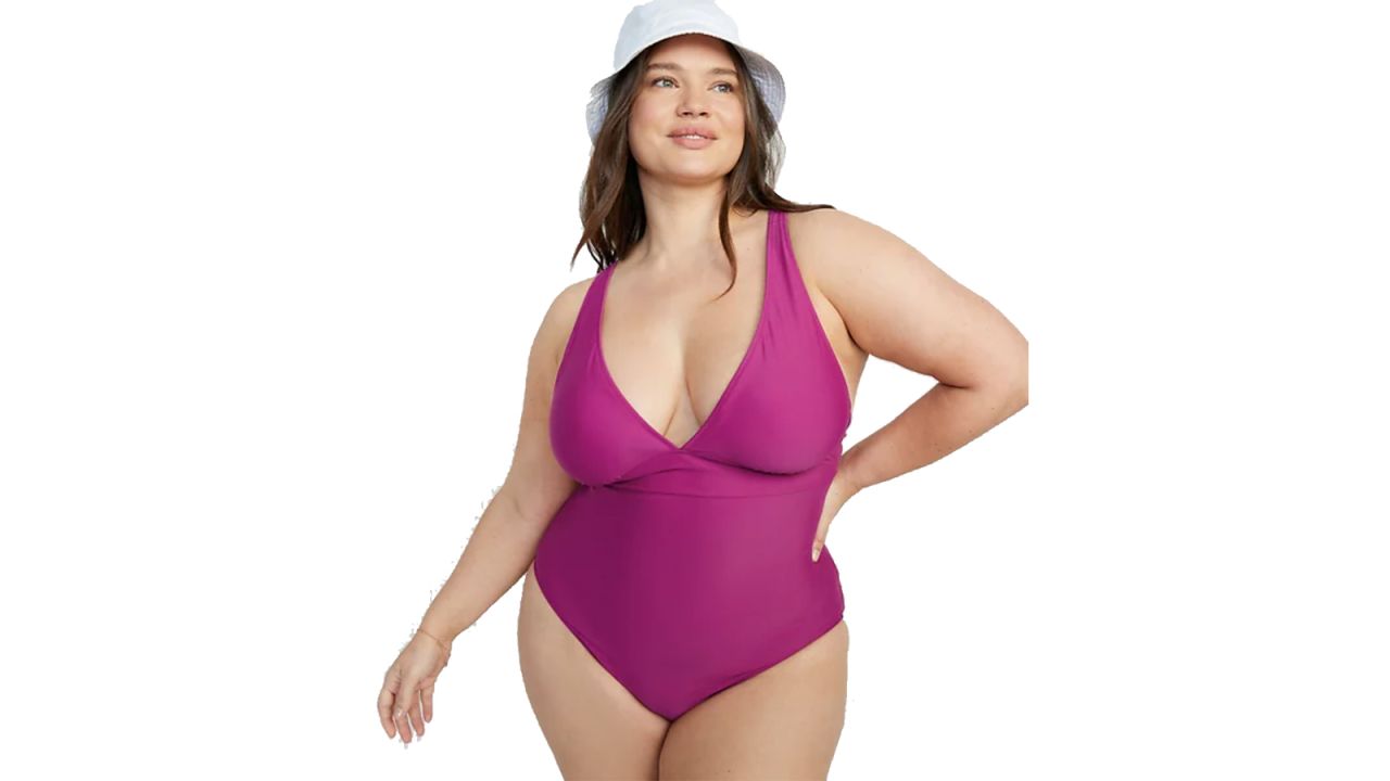 Swimsuits For All Women's Plus Size Tie Front Cup Sized Cap Sleeve  Underwire Bikini Top, 18 G/h - White : Target