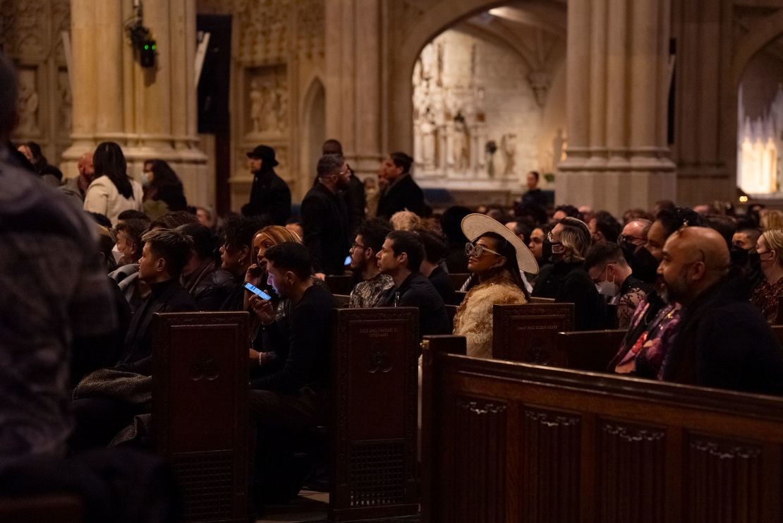 Hundreds of people from the LGBTQ community came to the Cathedral in New York to pay their respects to Gentili.
