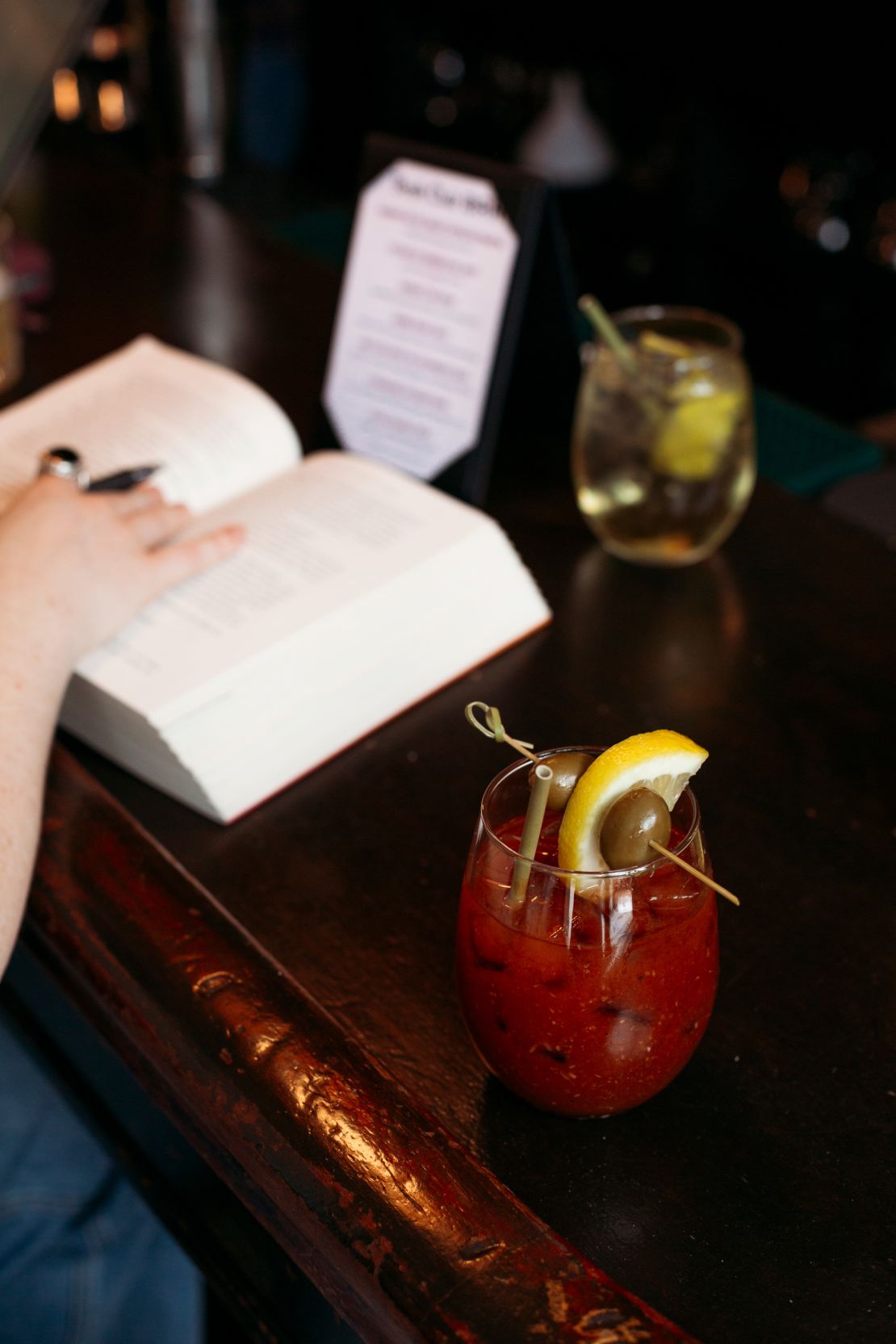 The Book Club Bar’s “In Cold Bloody Mary” cocktail.