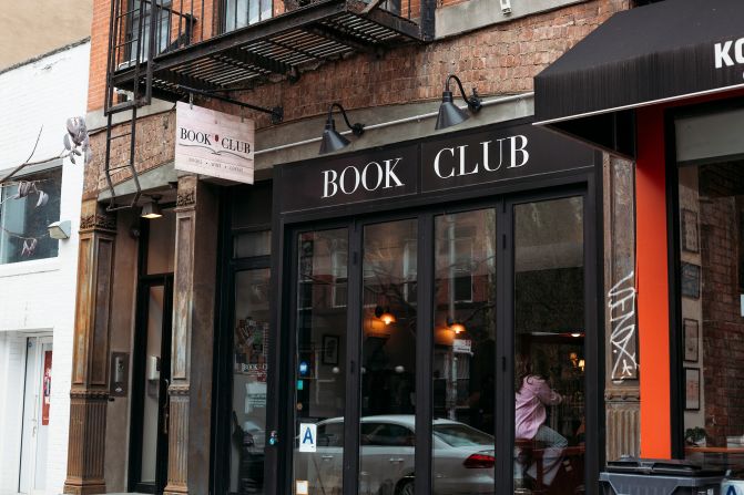 Book Club Bar, a bookstore and bar combination, opened in 2019.