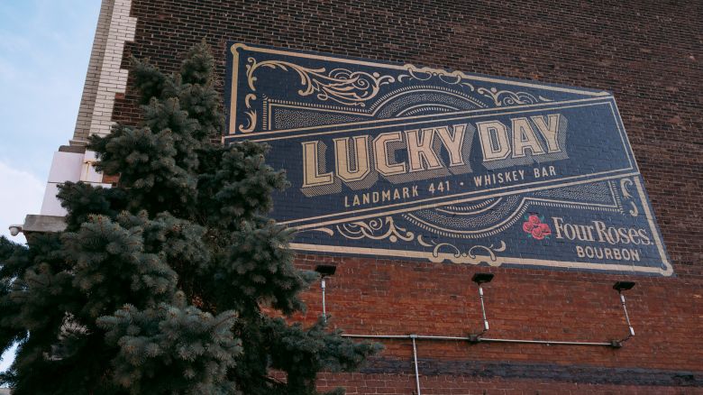 Lucky Day Whiskey Bar is seen in Buffalo, New York on May 7.