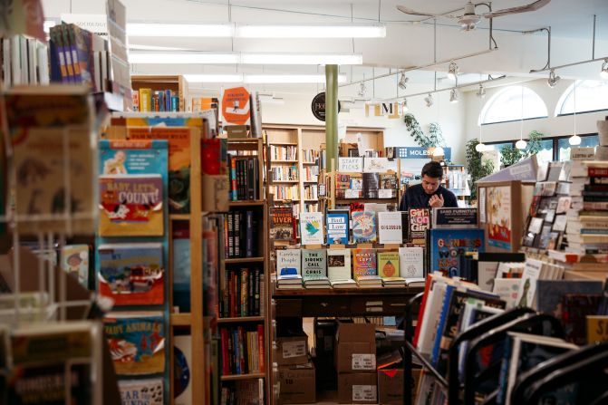 Talking Leaves...Books has unique shelf categories for books and a laidback but helpful staff.