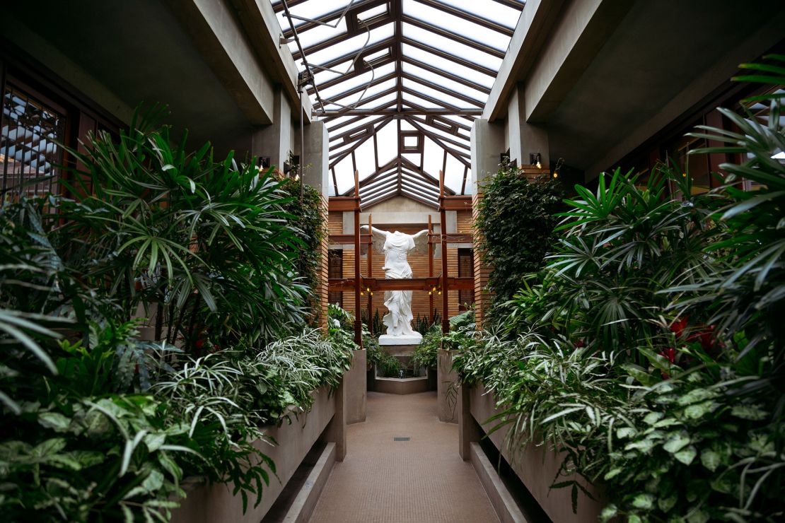 Frank Lloyd Wright described his Martin House, which is open for tours, as a “domestic symphony.”