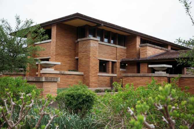 Frank Lloyd Wright's Martin House, with its cantilever design, is considered one of the architect’s greatest works. The house is open for tours.
