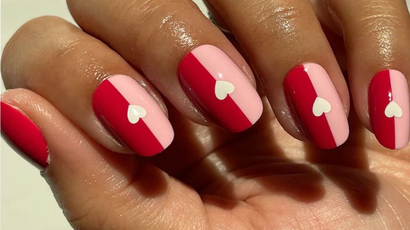 Nail art deals for valentine's day