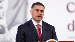 El secretario de Seguridad de México, Ómar García Harfuch.