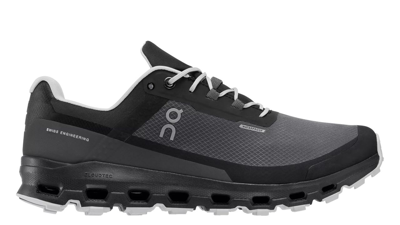 On Cloudvista Waterproof trail running shoes in black