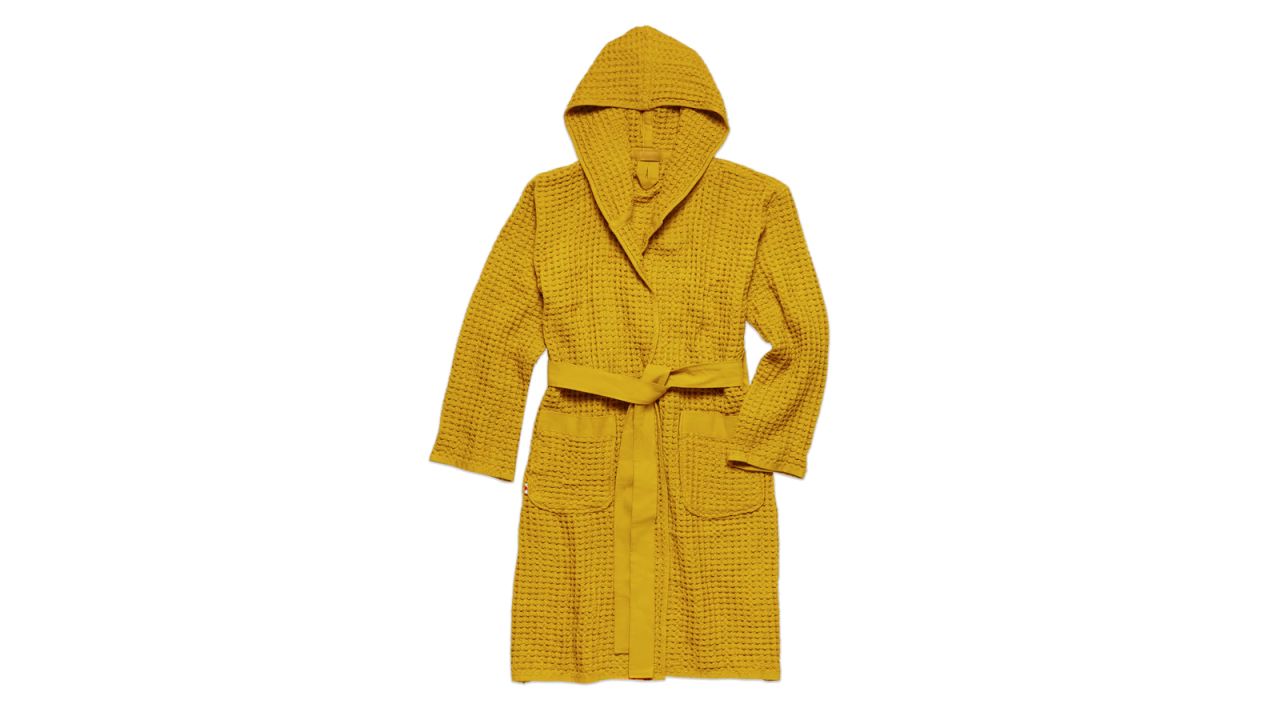 Onsen Hooded Waffle Robe - Denim, Bath & Grooming