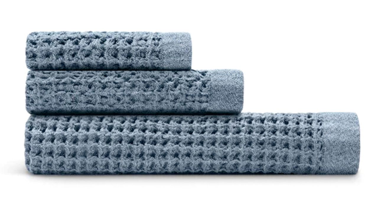 2pk Quick Dry Ribbed Bath Towel Set Light Gray - Threshold™