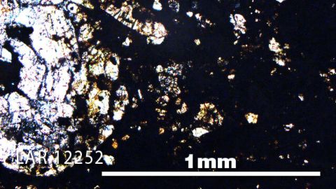 Los investigadores utilizaron un acelerador de partículas para analizar un meteorito raro.