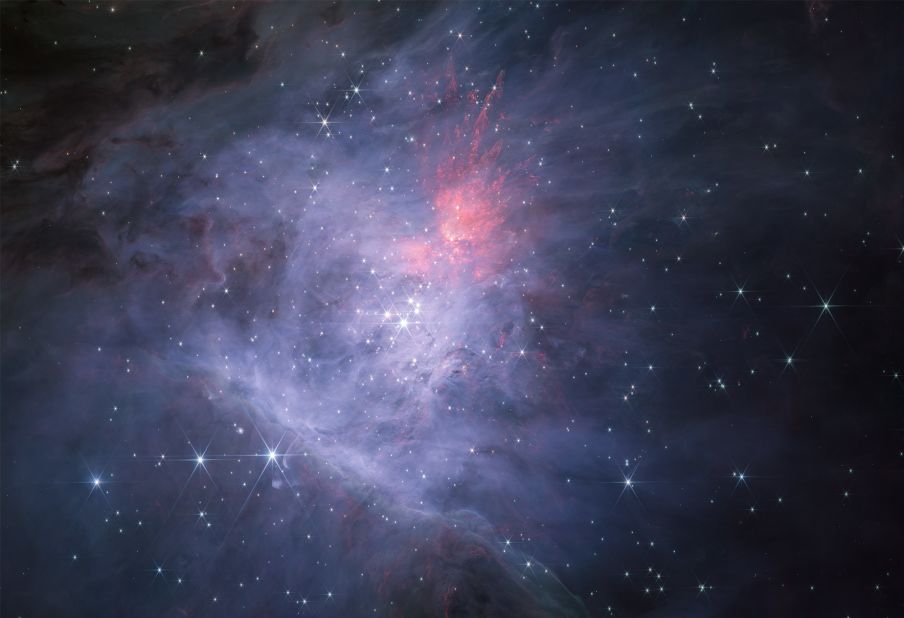 Mysterious planet-like objects can be seen for the first time in this image of the inner Orion Nebula and Trapezium Cluster.