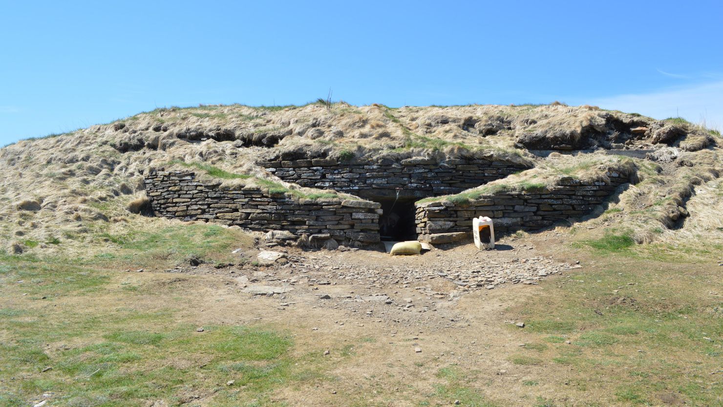 Some of the remains used in the study were found at Isbister Chambered Cairn, a 5,000-year-old tomb, located in South Ronaldsay, Orkney, Scotland.