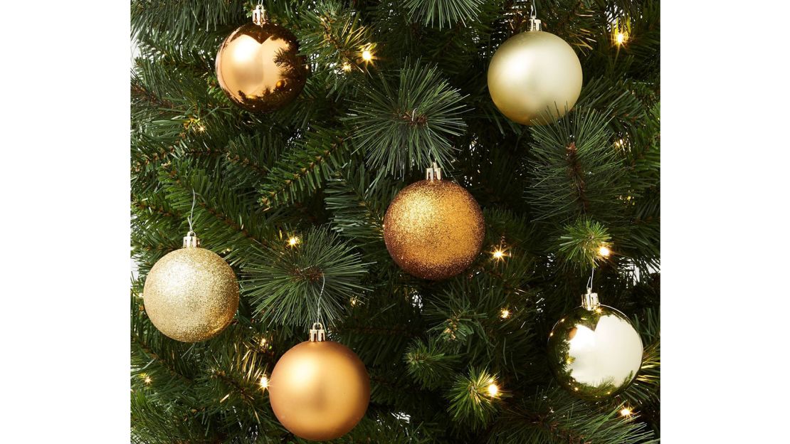 Wondershop Christmas Ornament Set, 50-Pack