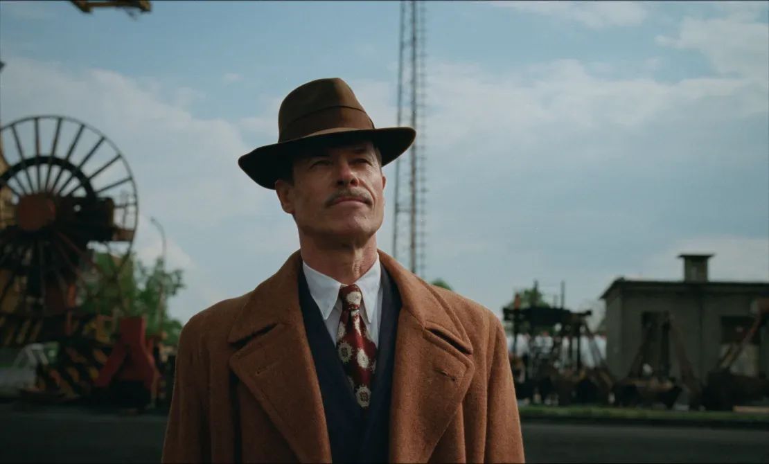Guy Pearce en “The Brutalist.”