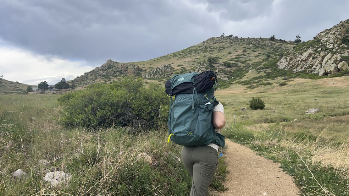 REI Co-Op Flash on hikers back