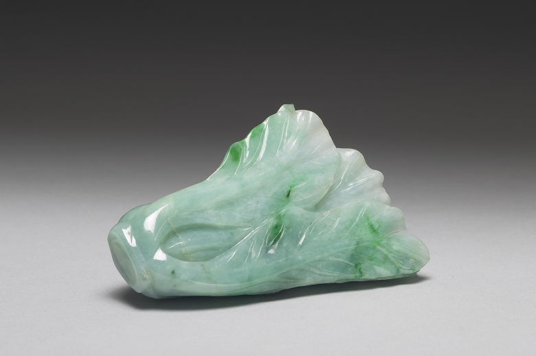 Cabbages have been relatively common subjects for Chinese jade carvers.