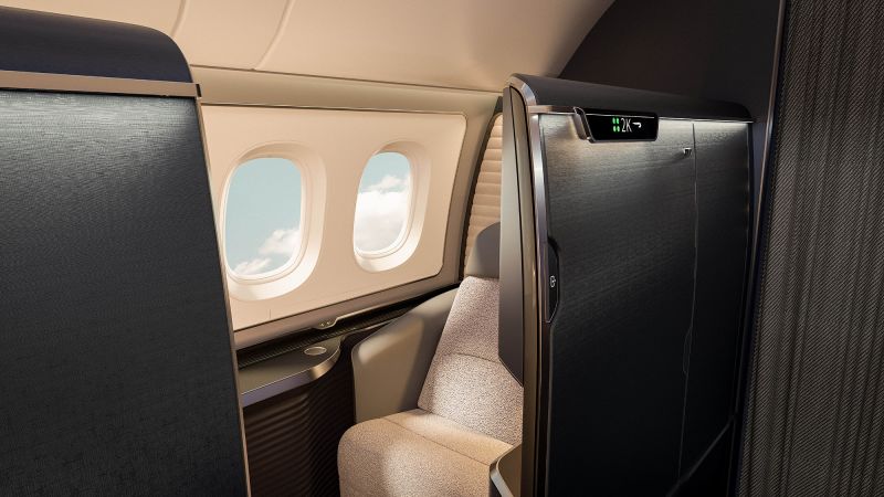 British Airways reveals new A380 superjumbo first class seat