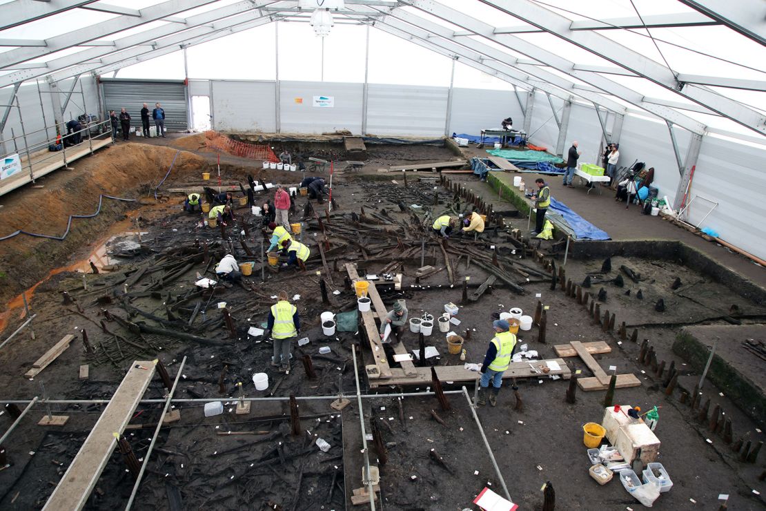 The excavation of the site in 2016 involved a team of 55 people.