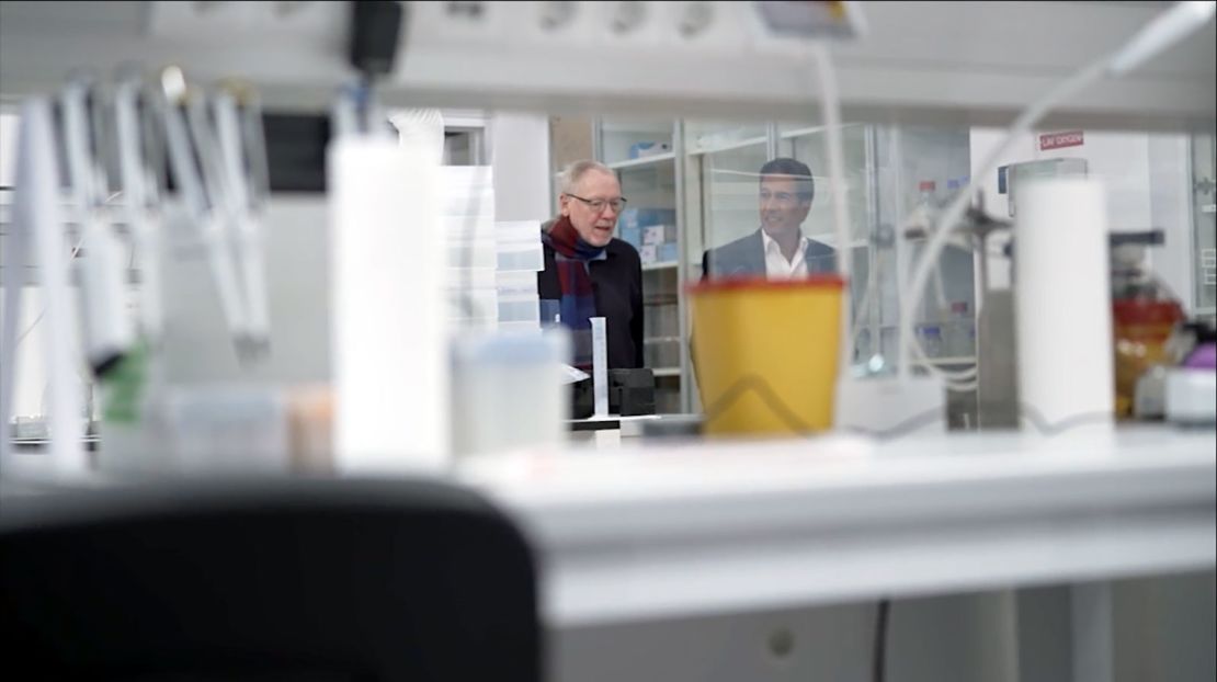 Dr. Jens Juul Holst, left, is one of the scientists who helped identify the hormone GLP-1.