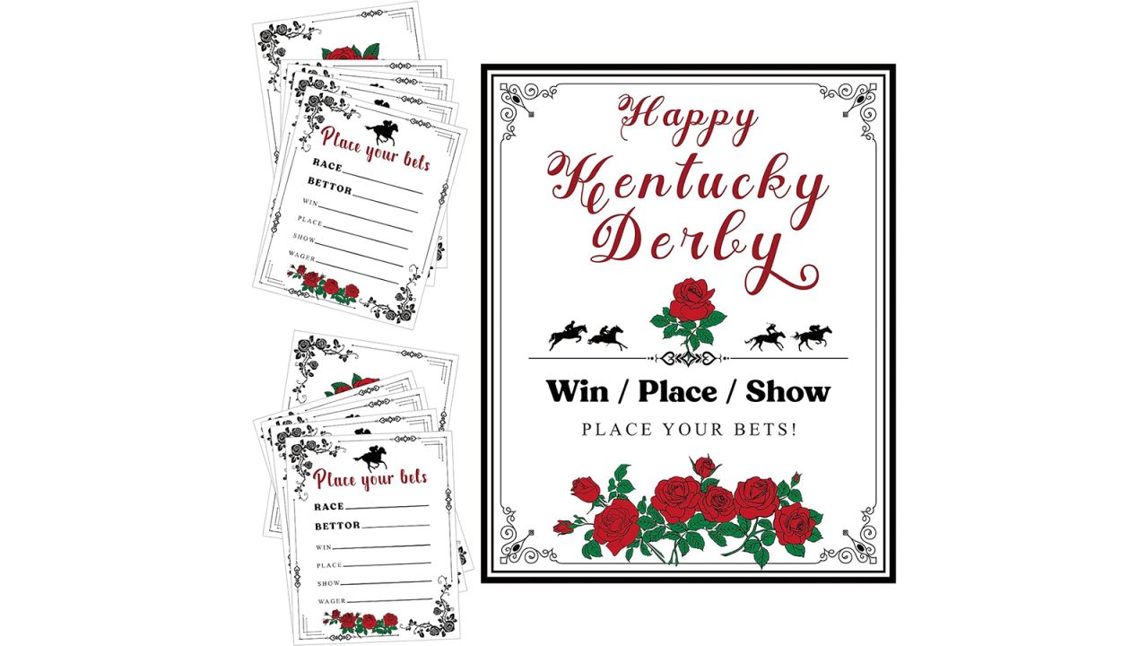 P1nkpopp Kentucky Horse Derby Betting Cards, 50 Pack cnnu.jpg