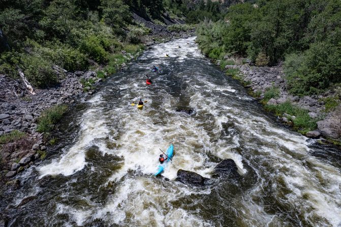 The Klamath River was once the third-largest salmon-producing river on the West Coast of the US, and native tribes depended on it as a resource. But the dams cut off the upstream pathway for migrating salmon, damaging their livelihoods.