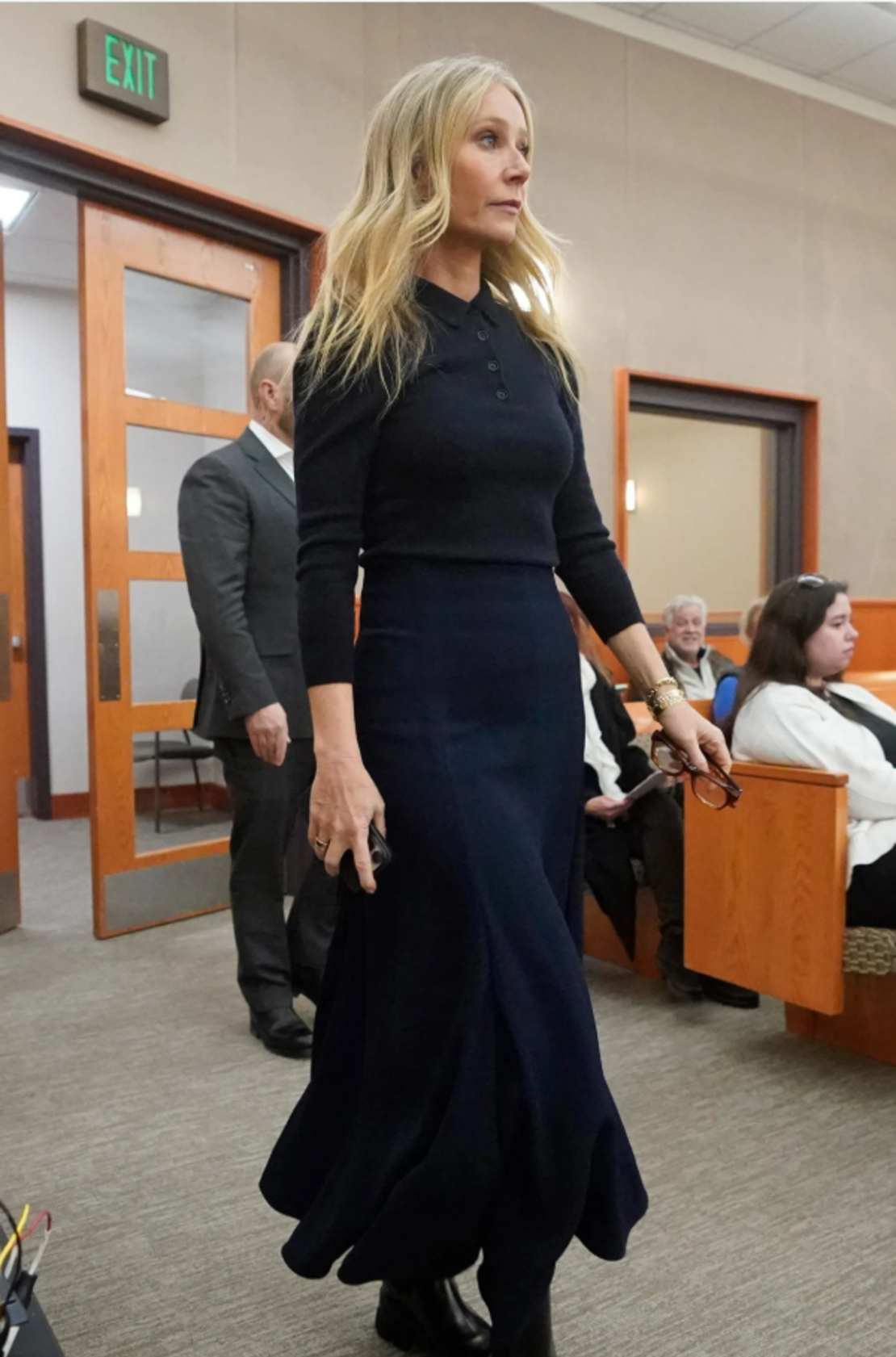 In March 2023, Gwyneth Paltrow faced the legal action of the plaintiff Terry Sanderson, who demanded Paltrow for US $ 300,000 after a ski accident in Utah. For the trial, he chose a series of Kashmir sweaters and interior labels that made it the face of the 