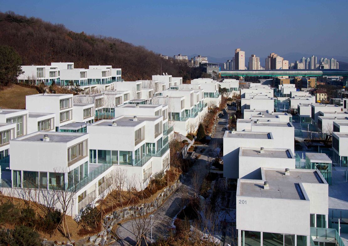 Pangyo Housing in Seongnam, South Korea, is one of several projects Yamamoto has completed outside Japan.