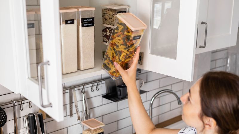 Fridge Organizer Bins Can Drink Dispenser Holder Refrigerator Freezer  Kitchen Cabinets Clear Plastic Food Pantry Storage Rack