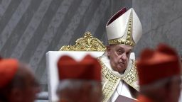 El Papa Francisco fotografiado el año pasado. Lleva más de un mes hospitalizado.