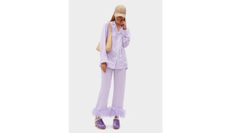 Sleeper Party Pajamas Set with Feathers