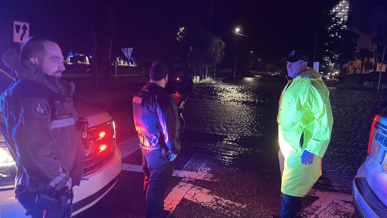 The Pasco County Sheriff’s Office assists with flooding in Pasco County, Florida.