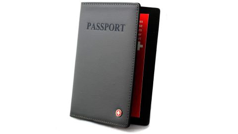 Sotania Swiss Leather Passport Holder  