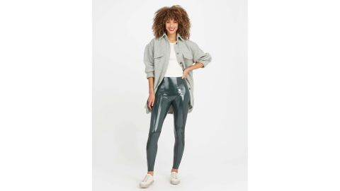 Faux Patent Leather Leggings
