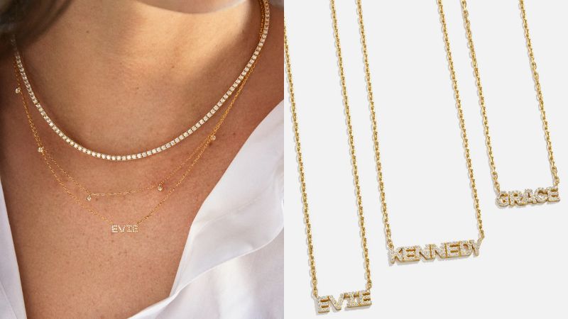 Baublebar name deals necklace