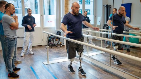 Berlin-based NGO is starting to bring wounded Ukrainian soldiers to Berlin and get them custom-made artificial limbs, and is also training Ukrainian orthopedic technicians in making and fitting prosthetic limbs. 
