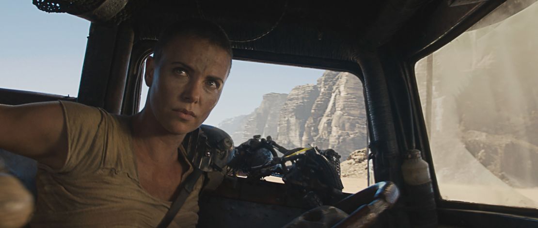 Charlize Theron stars as Imperator Furiosa in Warner Bros. Pictures' and Village Roadshow Pictures' action adventure "MAD MAX: FURY ROAD," a Warner Bros. Pictures release.