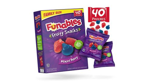 Funables Fruit Snacks, Mixed Berry, 40ct