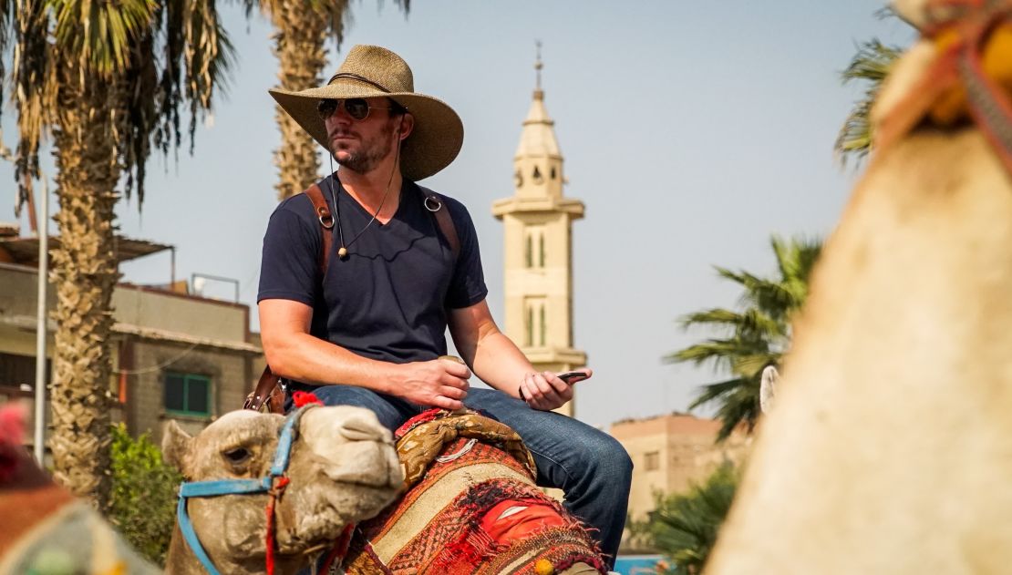 Bill explored Egypt for CNN's The Wonder List in 2016.