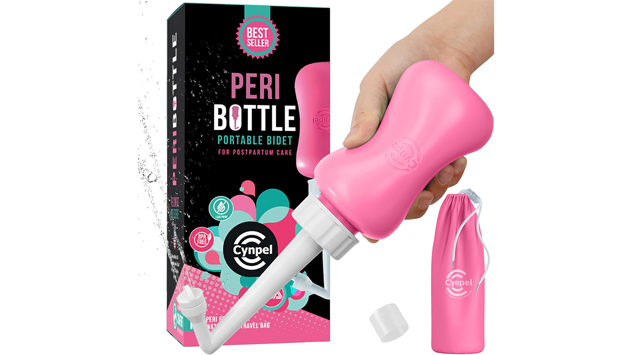 Peri Bottle - Postpartum and Perineal Care - Portable Travel Bidet Sprayer for Women or Men