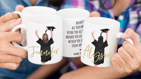 PersonalizationLab Personalized Graduation Mug 